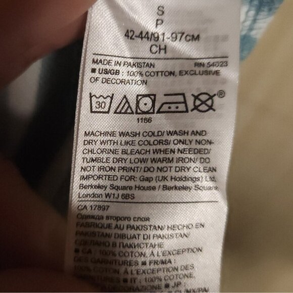 Banana Republic Mens Mint Green White Stripe Polo Small - Picture 5 of 5